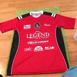 Keuka  Soccer jersey size large red